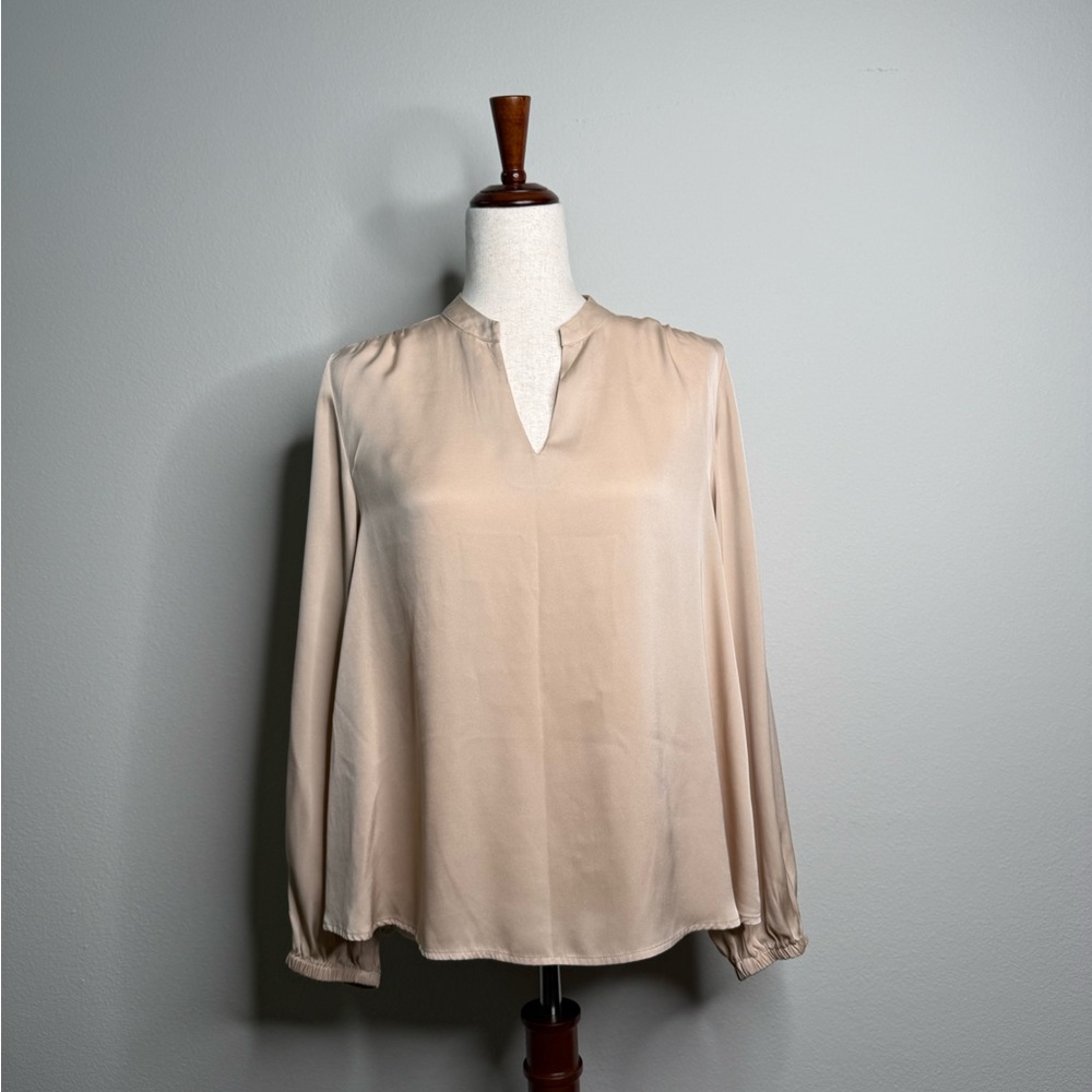 Hemisphere Hira silk crepe blouse